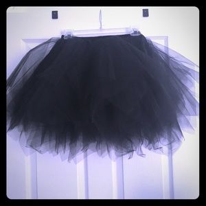 Adult Black Tutu Skirt